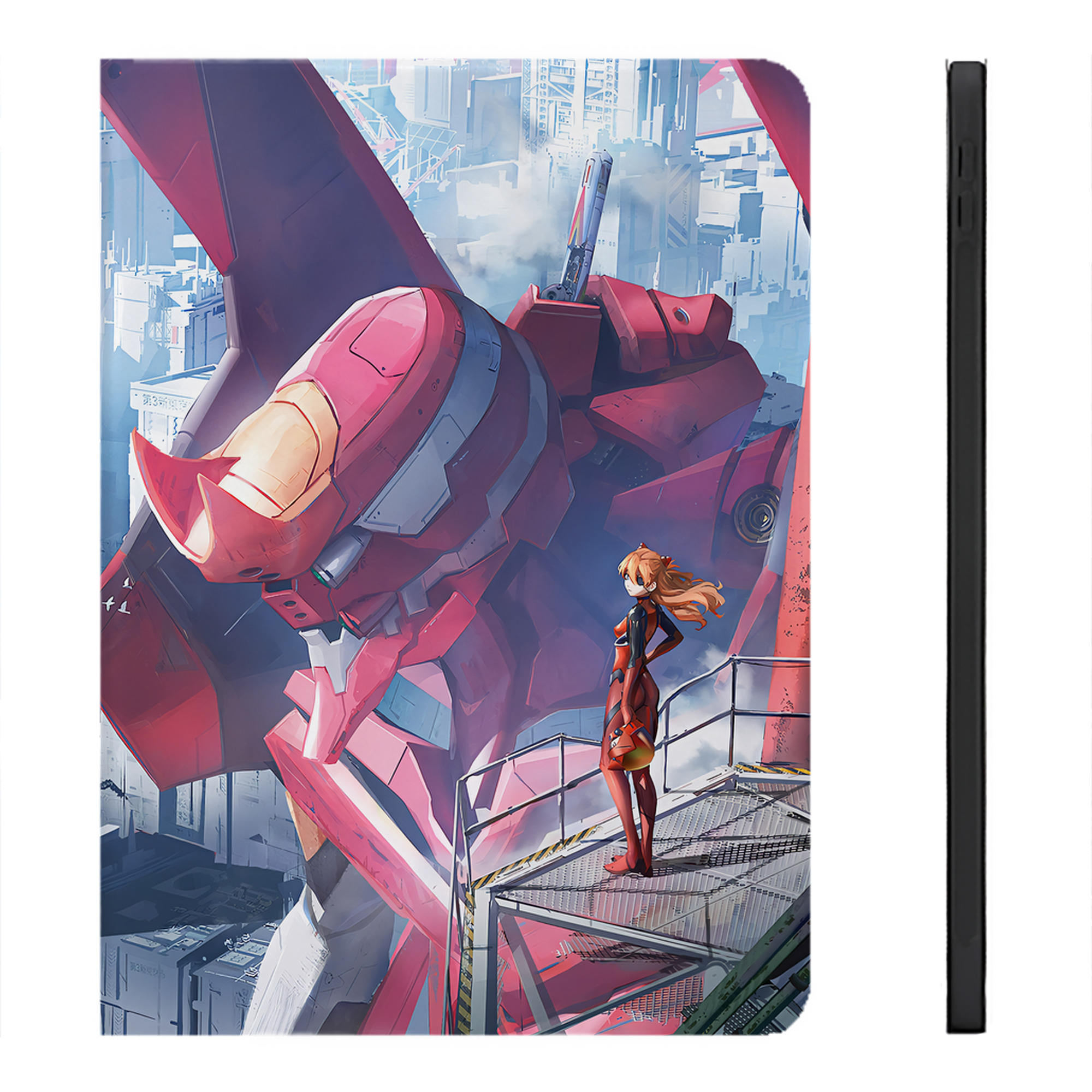 （画像用） EVA 新世紀エヴァンゲリオン IPadケース ペンホルダー付き ブックスタイルデザイン